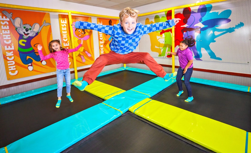 Now Open! Trampoline Zone at Chuck E. Cheese